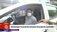 Incautan 73 kg de cocaína en Ayacucho y Huánuco