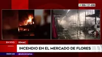Incendio en el Rímac: Así quedaron los puestos de venta del mercado Santa Rosa tras siniestro