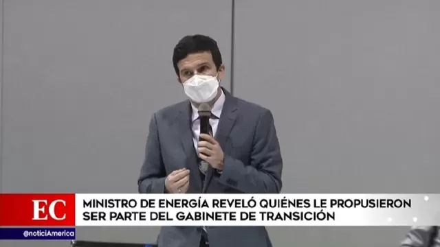 Ministro Incháustegui reveló nombres de quienes le escribieron para ser parte de gabinete transitorio
