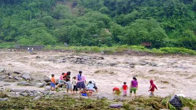 Desborde del río Pichari. Foto: Inforegión