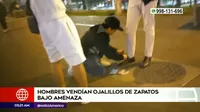 Independencia: Venezolanos y peruanos amenazaban a transeúntes para vender ojales de zapatos