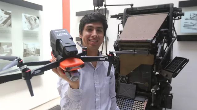 Ingenieros de la UNI crean drone que usa inteligencia artificial para organizar inventarios