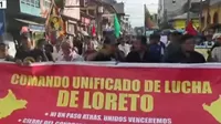 Iniciaron manifestaciones en Iquitos