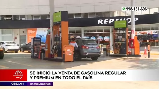 Inició la venta de gasolina regular y premium en todo el país