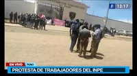 INPE: Protesta de trabajadores se registró en penal de Puno