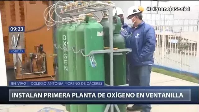 Instalan la primera planta de oxígeno en Ventanilla