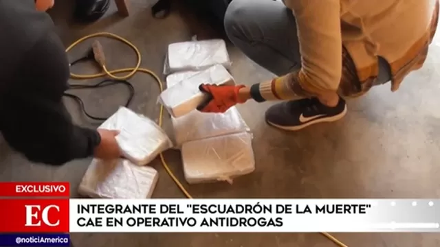 Integrante del "Escuadrón de la muerte" cae en operativo antidrogas