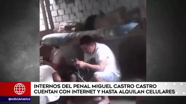 Internos del penal Castro Castro cuentan con internet y hasta alquilan celulares