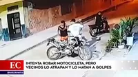 Iquitos: vecinos atrapan y matan a golpes a ladrón que intentó robar una motocicleta
