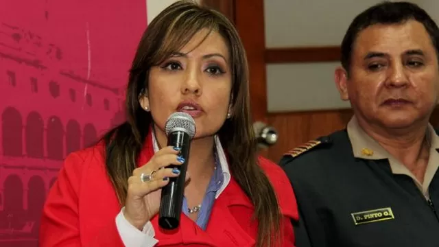 María Jara, ministra de Transportes y Comunicaciones. Foto: ANDINA