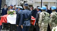 Javier Pérez de Cuéllar descansa en el Cementerio Presbítero Maestro