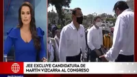 El JEE excluyó a Martín Vizcarra de su candidatura al Congreso