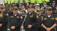 Jefe de la PNP ante anuncio de marchas: "Garantizamos la seguridad de los ciudadanos de Lima y a nivel nacional"