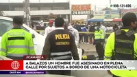 Jicamarca: Asesinan a un hombre de 9 balazos
