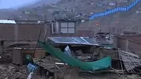 Jicamarca: Más de 20 casas destruidas por caída de huaico
