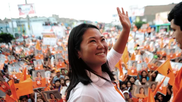 Keiko Fujimori, candidata presidencial por Fuerza Popular. Foto: radionacional.com.pe.