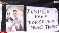 Jorge Muñoz Jiménez: Sus restos fueron velados en Virú y familiares exigen justicia 