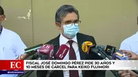 José Domingo Pérez pide 30 años y 10 meses de cárcel para Keiko Fujimori