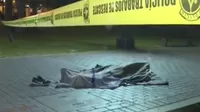 Un joven fue asesinado en medio de un parque en el Centro de Lima