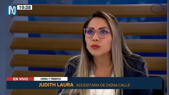 Judith Laura, accesitaria de Digna Calle: "Se postula al Congreso para trabajar a tiempo completo"