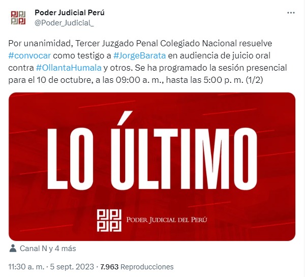 Juicio contra Ollanta Humala: PJ ordena a Jorge Barata declarar en Perú 