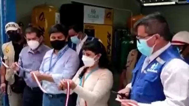 Junín: Primera dama inauguró una moderna planta de oxígeno