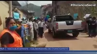 Junín: Protestan contra el gobernador regional durante visita de Vizcarra a Chanchamayo 