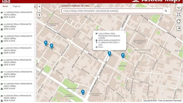 El aplicativo incluirá eventualmente los 33 distritos judiciales del Perú. Foto: PJ