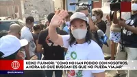 Keiko Fujimori: Como no han podido con nosotros, ahora lo que buscan es que no pueda viajar