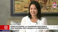 Keiko Fujimori: La candidata que busca por tercera vez llegar a la presidencia