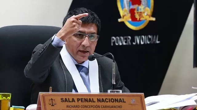 Juez Richard Concepción Carhuancho. Foto: Andina