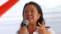Keiko Fujimori: "Espero que las candidaturas de López Aliaga y Forsyth sigan adelante"
