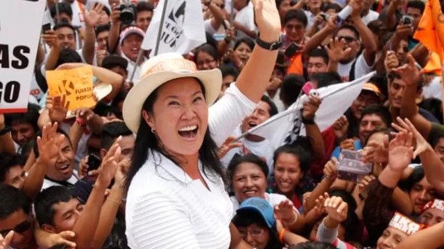 Encuesta revela que la hija de Alberto Fujimori continúa como favorita pese a marchas en su contra / Foto: La República
