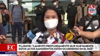 Fujimori sobre ataque en el Vraem: Lamento profundamente que nuevamente actos sangrientos estén ocurriendo en el país