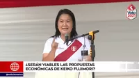 Keiko Fujimori: ¿Serán viables sus propuestas económicas?