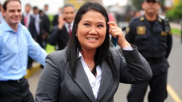  Keiko dijo que apoya la propuesta de Martha Chávez respecto al debate de unión civil entre parejas del mismo sexo / Foto: AFP