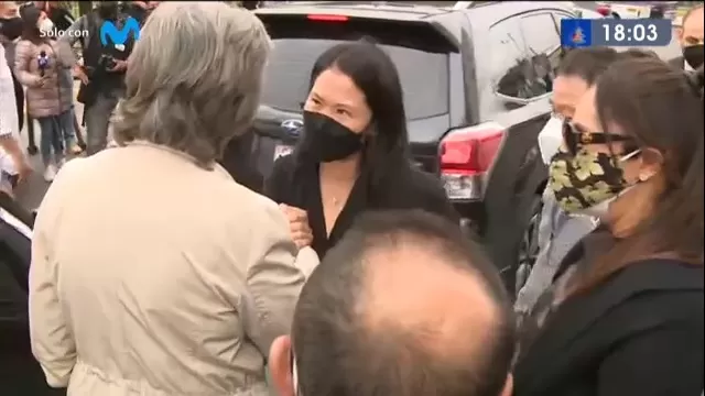 Keiko y Kenji Fujimori llegaron al velorio de Susana Higuchi