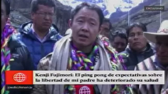 Kenji Fujimori habl&oacute; desde Puno. Am&eacute;rica Noticias.