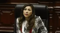 Lady Camones se pronunció sobre denuncia constitucional de Perú Libre contra la Fiscal de la Nación 