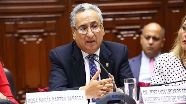 José Luis Lecaros, presidente del Poder Judicial. Foto: Congreso