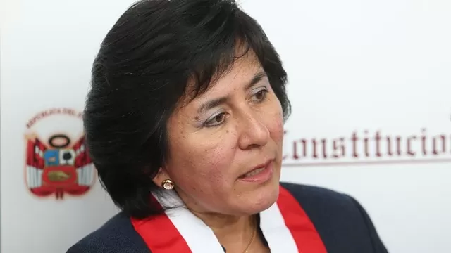 Marianella Ledesma, presidenta del Tribunal Constitucional. Foto: Andina