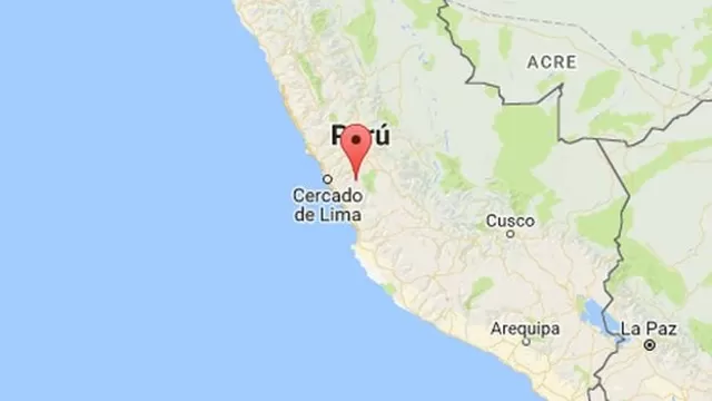 El sismo se registró en Lima. Foto: IGP/Google