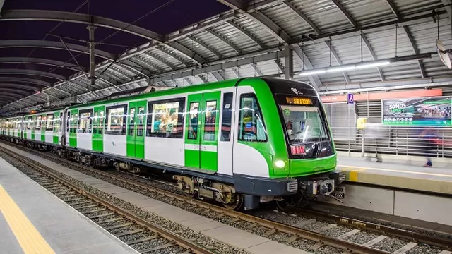 Línea 1 del Metro de Lima. Foto: Andina
