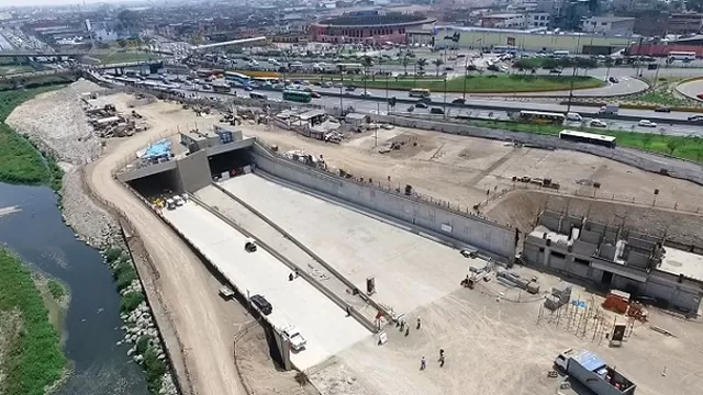 El proyecto Línea Amarilla será inaugurado en enero. Foto: Andina