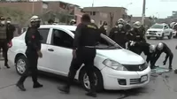 Lomo de Corvina: Policía interviene a dos personas por acciones violentas