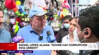 López Aliaga: Donde hay corrupción está Urresti"