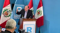 López Aliaga presenta alianza con partidos con miras a elecciones municipales 2022