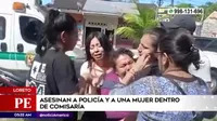Loreto: Asesinan a policía y a una mujer dentro de comisaría