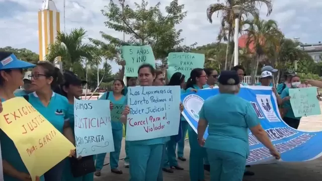 Loreto: Enfermeras exigieron justicia por colega ultrajada