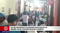 Loreto no registra muertos por coronavirus desde hace 4 días